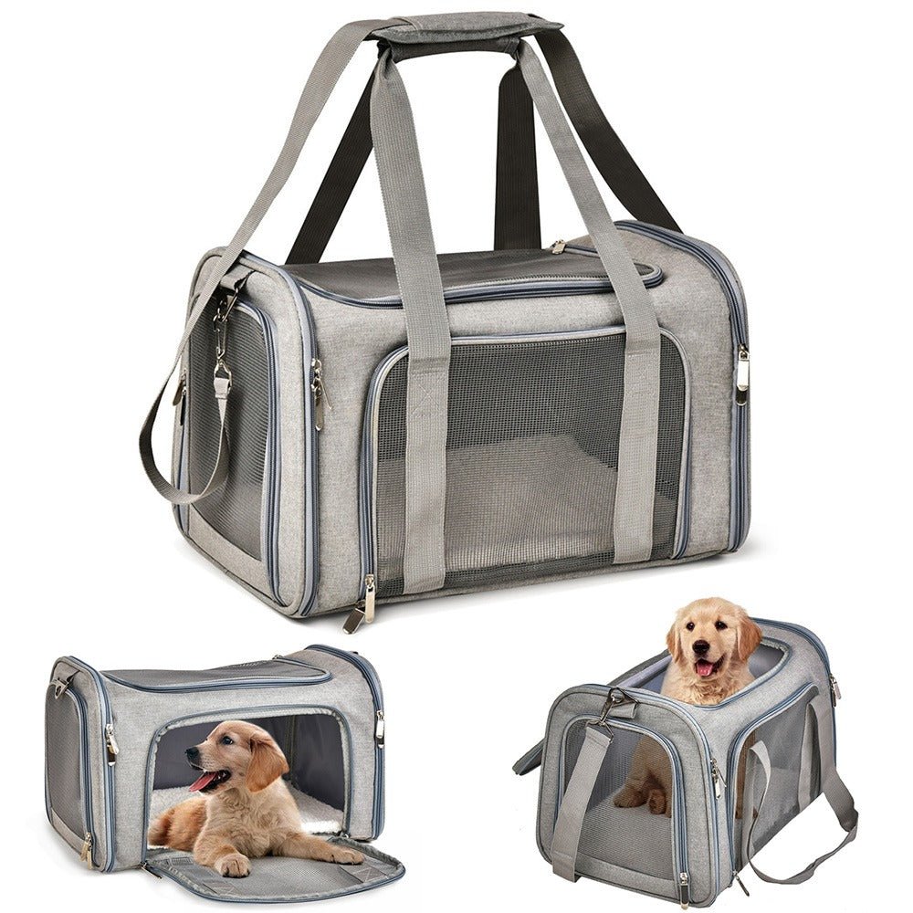 VoyagePaw Airline-Approved Pet Travel Carrier, Soft-Sided, Ventilated, Crash-Tested