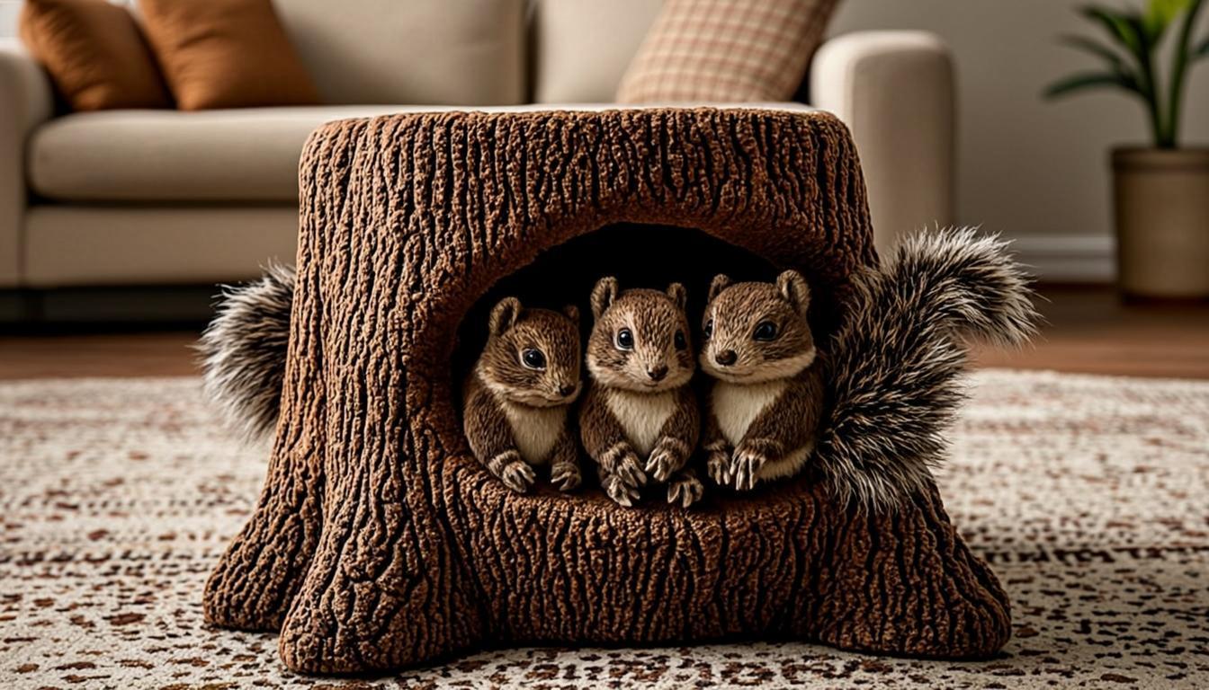 Outward Hound Hide A Squirrel Puzzle Plush Toy (Large) — Snuffle-Style Hide & Seek